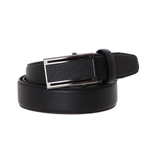 [에스티듀퐁(셔츠)]블랙 사각 버클 자동 벨트 TE5FMBTAB103TBK