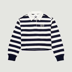 [행텐주니어]여아  카라 스트라이프 크롭 티셔츠-SP1446020113012