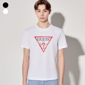 [게스(진)]남성 오리지널 삼각 반팔 티셔츠 NP2K9405
