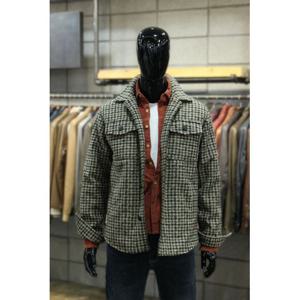 [빠니깔레]MARIO이태리직수입 하운드투스패턴 울혼방패딩셔켓 f-acjk58br