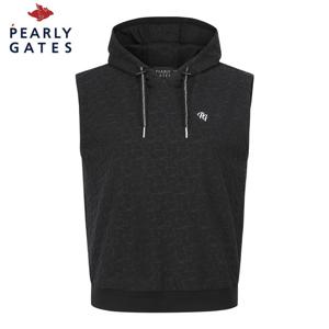 [파리게이츠] 파리게이츠 여성 테리 로고 하트 후드 슬리브리스 탑 521E3TR208_BK