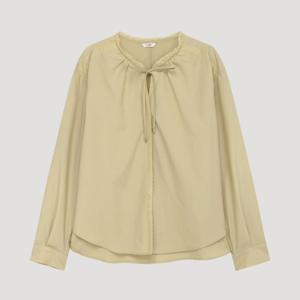 [리스트]레이스 배색 리본 블라우스 TWWBLP72030