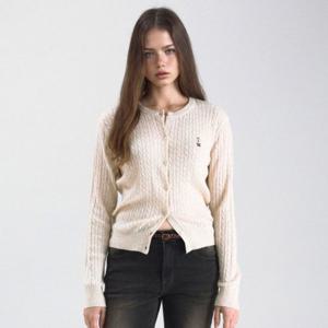 [후아유]여성 Steve High Gauge Wool Cable Cardigan WHCKF4801F