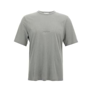 생로랑 반팔 티셔츠 818535YBHD21467 Gray