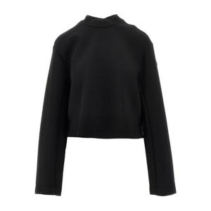 몽클레어 크롭 모크넥 미니멀 디자인 맨투맨 K24038G00002 89AY