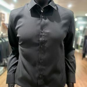 [바쏘옴므]MARIO24년 그린 기본핏 레귤러카라 스판 셔츠