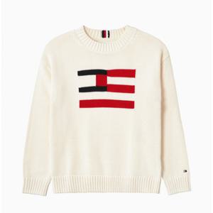 타미힐피거칠드런6  T42F6WWO080BT1 플래그 스웨터 티셔츠