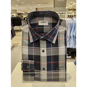 (RPFSG003324NY) (레노마 일반핏) 멜란 멀티빅체크남방 긴팔셔츠