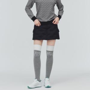 [링스본사] [25FW] 여성 사이드 포켓 튜브 다운 큐롯 L21E4PC385_BK