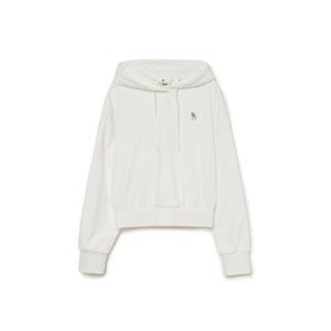 M MLB후드티 GQC 3FHDB2134-07WHS 여성 베이직 애슬레저 미디움로고 크롭 후드티 LA다저스