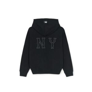 MLB후드집업 GQC 3ATRB3044-50BKS 쿠퍼스 등판 빅로고 오버핏 후드집업