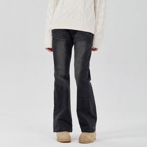 [오션스카이] 여아 부츠컷 밴딩 기모 데님팬츠-EFJG2371C03