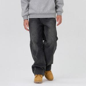 [오션스카이] 여아 블랙 벌룬핏 기모 데님팬츠-EFJG2372C03