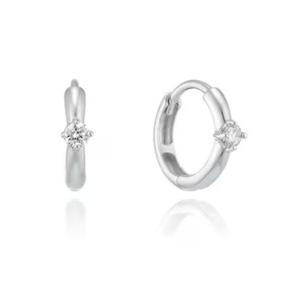 [로이드] 14K 다이아 포인트 리본 원터치 귀걸이 LOFP3013D