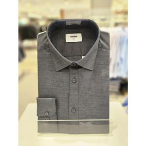 (RPFSL010324DG) (레노마 슬림핏) 카치온  솔리드 남성 긴팔셔츠