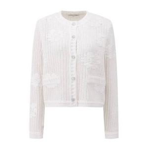 듀엘 플라워 자카드 니트 가디건_D252KSL039