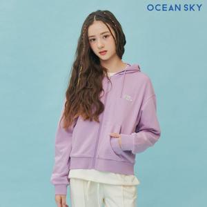 [오션스카이]여아 크롭 후드 집업-BEJG4354B0T