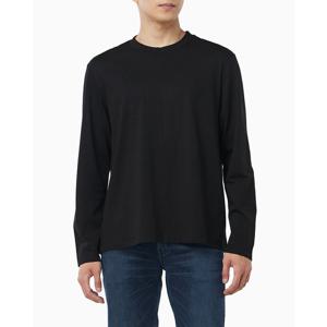 [캘빈클라인 진]남성 CK 릴렉스핏 모노그램 긴팔 티셔츠 블랙 4RD007G (4RD007G-UB1)