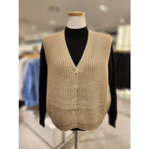 [SOUP]숲 브이넥 버튼업 니트 베스트 (SBAVK31)