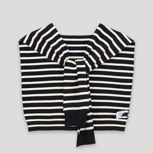 [코데즈컴바인] 스트라이프 니트숄 (CKC-AM380W9)