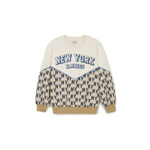 MLB키즈긴팔티 GQC 7AMTMT344-50NBL 모노티브 배색 맨투맨 뉴욕양키스