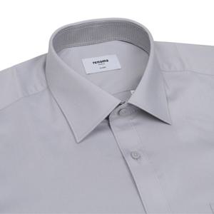 [레노마 일반핏] RPFSG0-002GYWH 부드럽고 신축성 좋은 트윌스판셔츠[오염방지카라배색]