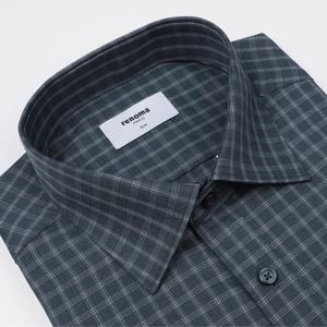 [레노마 슬림핏] RPFSL0-131NY 구김없이 부드러운 멜란 그라데이션 체크셔츠 남방