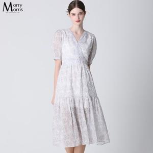 [더블유쇼핑][모리모리스(Morry Morris)] 아르떼 플라워 원피스_