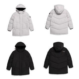 [내셔널지오그래픽]N224UDW160 변형 포켓 중기장 구스 후디 다운 점퍼