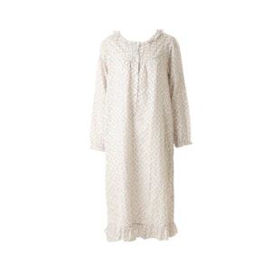 [비너스]터치가부드러운 면100 이중직 마름모 꽃나염 잠옷원피스 VGN4554