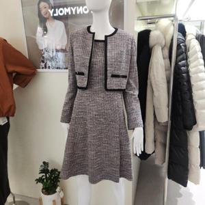 꼼빠니아 HC28 트위드원피스 Caew9wop031
