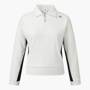 M 데상트골프웨어 GQC DP42WFTLO8-IVYG 여성 테리 반집업 방풍 티셔츠 / Ivory