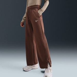 나이키바지 SQJ FZ7208-265 피닉스 플리스 여성 하이웨이스트 와이드 레그 스