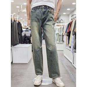 [지프]남녀공용 도밍고 워싱 와이드 데님팬츠(JQ3DPU531)_DG