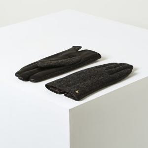 [헤지스] 블랙 퍼안감 양가죽 장갑 (스마트터치가능)HIGV5F111