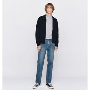 [지오다노]남성 약기모 브러시드 스탠다드 슬림 일자 청바지 115946