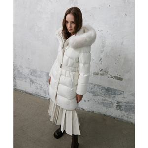 [에고이스트] ER4TD004 슬림 웨이스트 폭스퍼 구스점퍼 (25년 겨울)