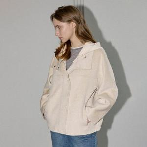 [코데즈컴바인] 니트후드 풀집업 핸드메이드 코트 (CKD-HC506WA)