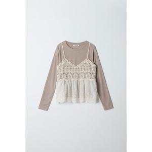 [러브앤쇼]밑단레이스믹스세트(GCFJGST02)