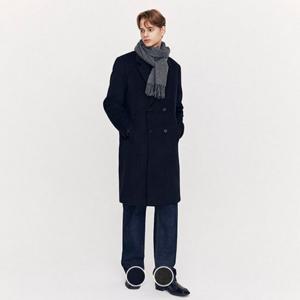 [지오다노]남자 울 캐시미어 더블 코트 075922