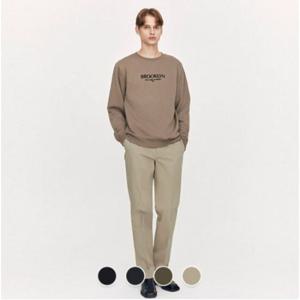 [지오다노]남성 겨울 기모 테이퍼드핏 브러시드 히든밴딩 사방스판 치노 면바지 115928