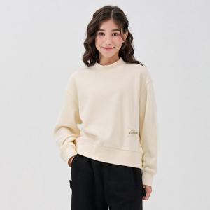 [오션스카이] 여아 밍크 기모 모크넥 맨투맨 티셔츠-EFJG5190D05