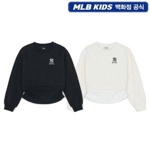 [MLB키즈]스트릿 걸즈 레터링 레이어드 맨투맨 (7FMTB2556)