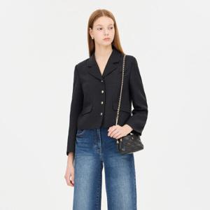 [시슬리]트위드 싱글 자켓_SAJKE2441