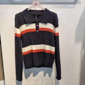 수스 HC36 카라꽈배기가로줄배색SW S254BSWA98