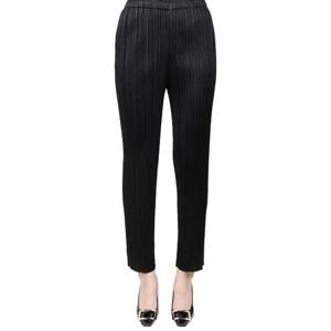 이세이미야케 여성 플리츠플리즈 스트레이트 팬츠 블랙 JF111 15