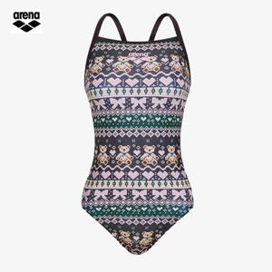 아레나 니팅 베어  A5FL1LO10 BRW (주머니백 증정) 여성일반 싱글 크로스 스트랩백 원피스 실내수영복