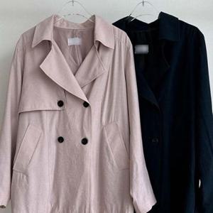 의류 여성큰옷 빅사이즈 305P314S 트렌치코트 더블 빅