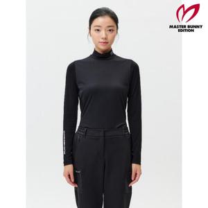 마스터바니  (421C3TI056) 여성 솔리드 우븐 믹스 모크넥 스킨가드