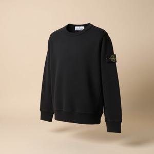 스톤아일랜드  스톤 키즈 와펜 패치 라운드넥 맨투맨(블랙) K2S16 6100001 S0A20 V0029